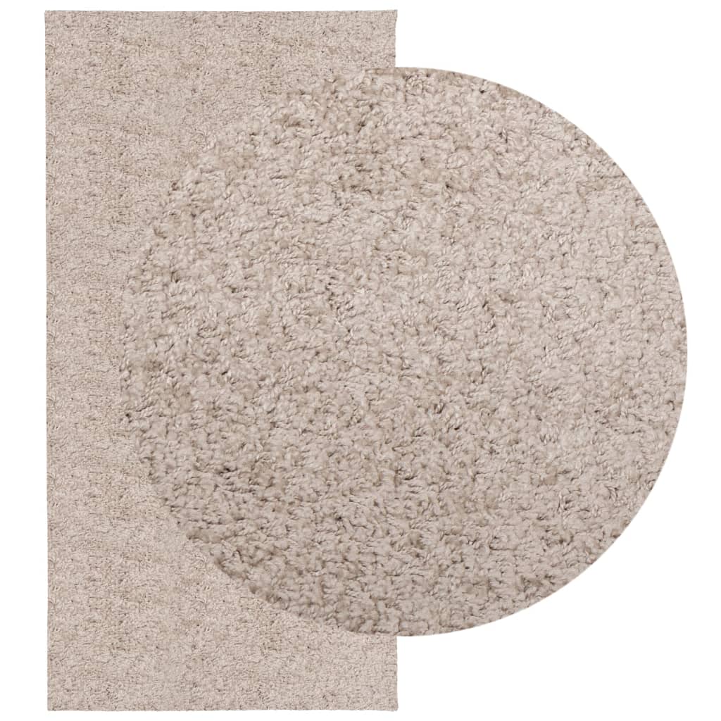 Tappeto Shaggy PAMPLONA a Pelo Lungo Moderno Beige 100x200 cm - homemem39