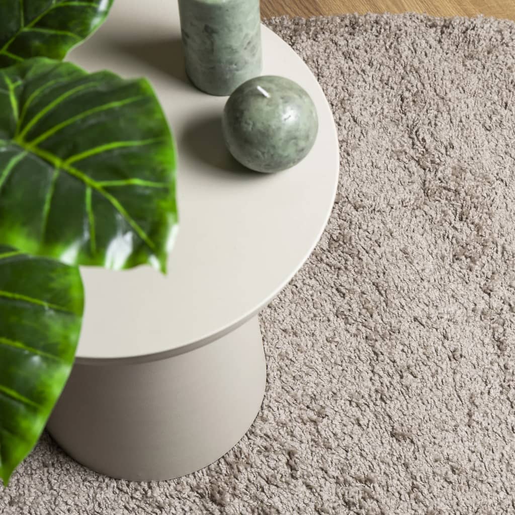 Tappeto Shaggy PAMPLONA a Pelo Lungo Moderno Beige 100x200 cm - homemem39