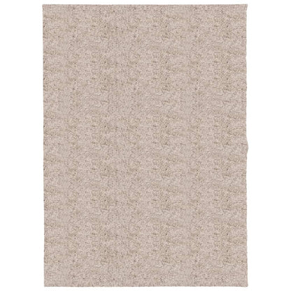 Tappeto Shaggy PAMPLONA a Pelo Lungo Moderno Beige 140x200 cm - homemem39