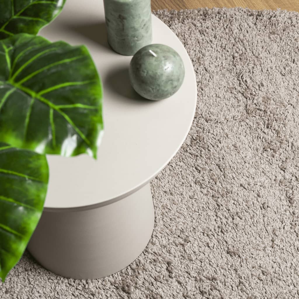Tappeto Shaggy PAMPLONA a Pelo Lungo Moderno Beige 140x200 cm - homemem39