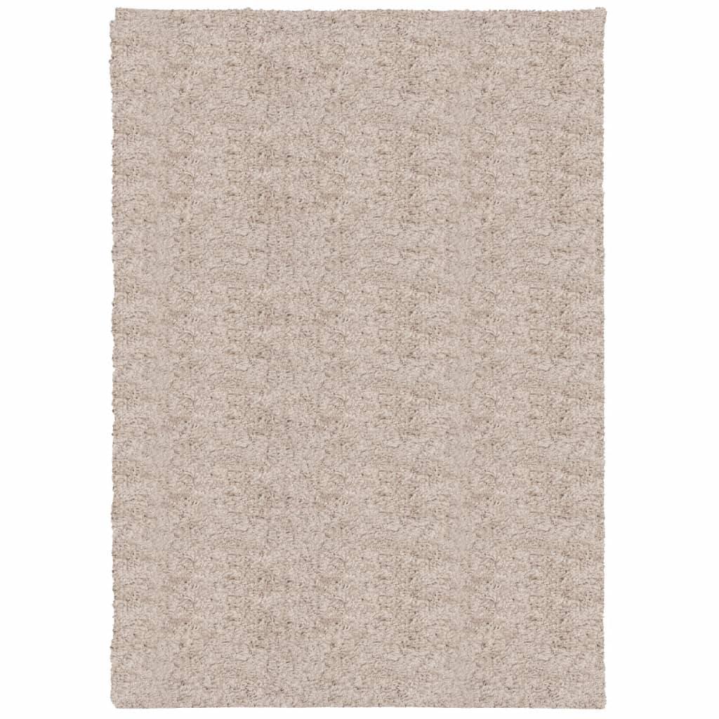 Tappeto Shaggy PAMPLONA a Pelo Lungo Moderno Beige 160x230 cm - homemem39