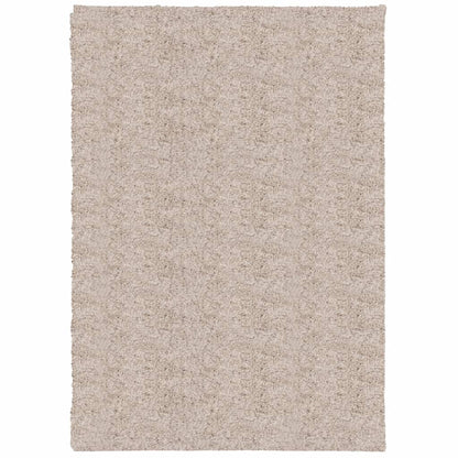 Tappeto Shaggy PAMPLONA a Pelo Lungo Moderno Beige 160x230 cm - homemem39