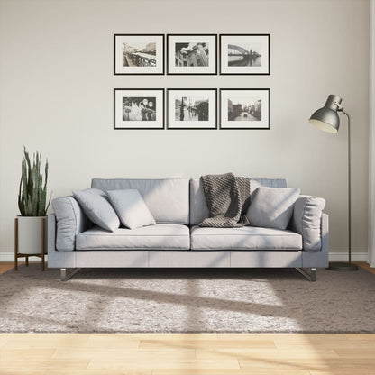 Tappeto Shaggy PAMPLONA a Pelo Lungo Moderno Beige 160x230 cm - homemem39