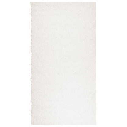 Tappeto Shaggy PAMPLONA a Pelo Lungo Moderno Crema 80x150 cm - homemem39