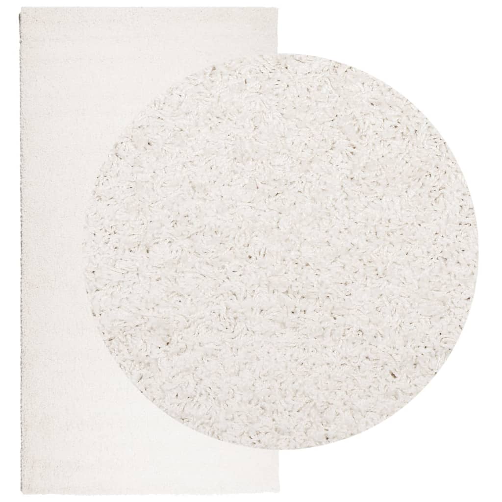 Tappeto Shaggy PAMPLONA a Pelo Lungo Moderno Crema 80x150 cm - homemem39
