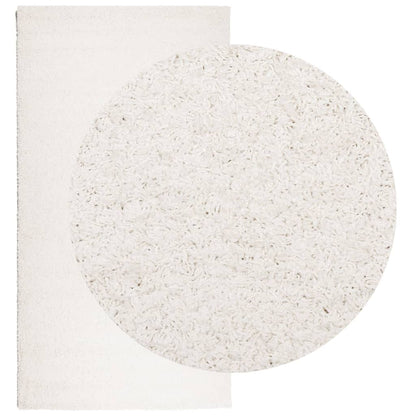 Tappeto Shaggy PAMPLONA a Pelo Lungo Moderno Crema 80x150 cm - homemem39