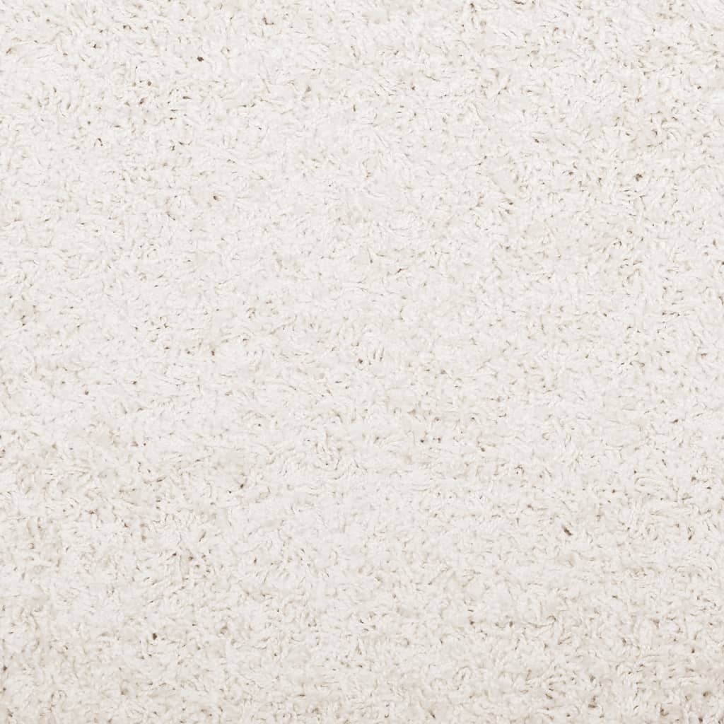 Tappeto Shaggy PAMPLONA a Pelo Lungo Moderno Crema 120x170 cm - homemem39