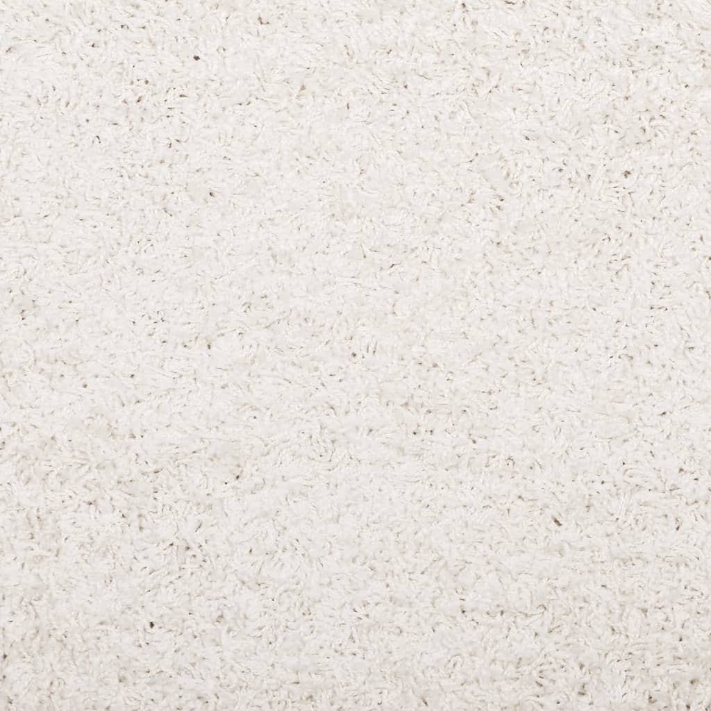 Tappeto Shaggy PAMPLONA a Pelo Lungo Moderno Crema 160x230 cm | homemem39