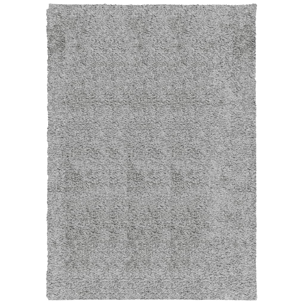 Tappeto Shaggy PAMPLONA a Pelo Lungo Moderno Grigio 120x170 cm - homemem39