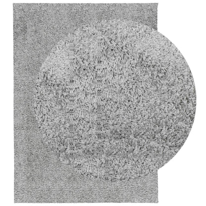 Tappeto Shaggy PAMPLONA a Pelo Lungo Moderno Grigio 140x200 cm - homemem39