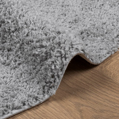 Tappeto Shaggy PAMPLONA a Pelo Lungo Moderno Grigio Ø 280 cm - homemem39