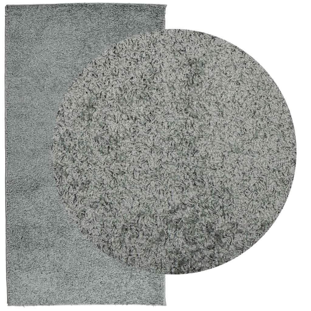 Tappeto Shaggy PAMPLONA a Pelo Lungo Moderno Verde 80x150 cm | homemem39