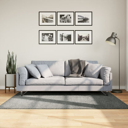 Tappeto Shaggy PAMPLONA a Pelo Lungo Moderno Verde 120x170 cm - homemem39