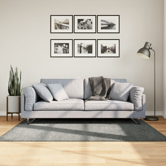 Tappeto Shaggy PAMPLONA a Pelo Lungo Moderno Verde 120x170 cm - homemem39