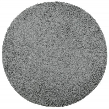 Tappeto Shaggy PAMPLONA a Pelo Lungo Moderno Verde Ø 200 cm