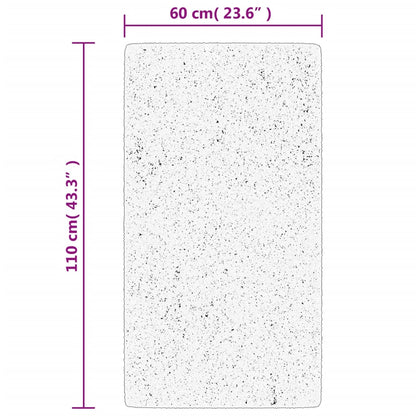 Tappeto Shaggy PAMPLONA a Pelo Lungo Moderno Blu 60x110 cm - homemem39