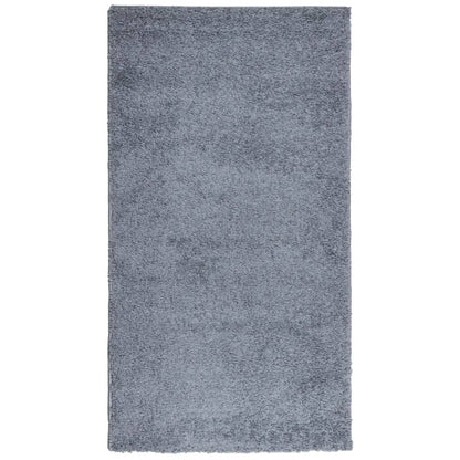 Tappeto Shaggy PAMPLONA a Pelo Lungo Moderno Blu 80x150 cm - homemem39