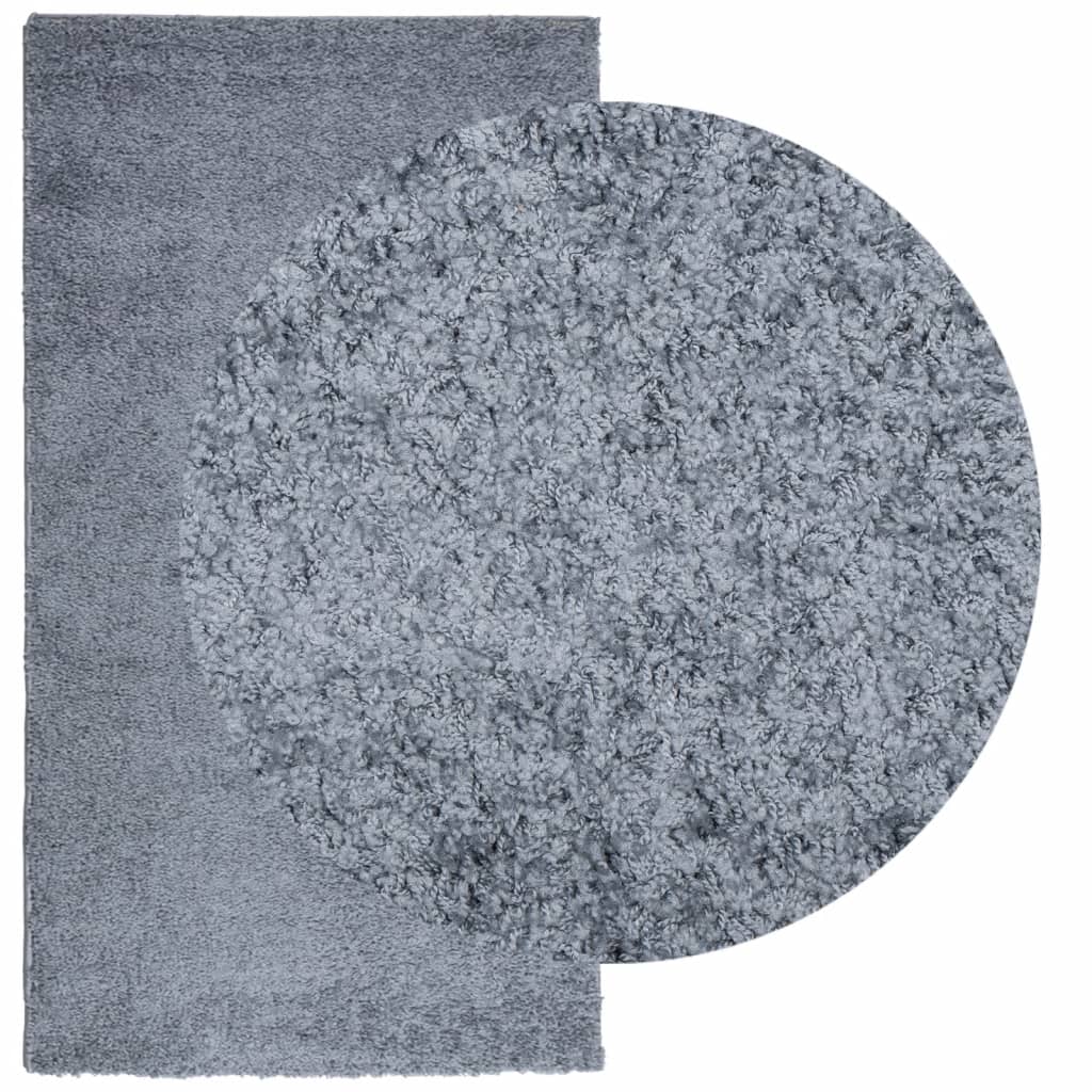 Tappeto Shaggy PAMPLONA a Pelo Lungo Moderno Blu 80x150 cm - homemem39