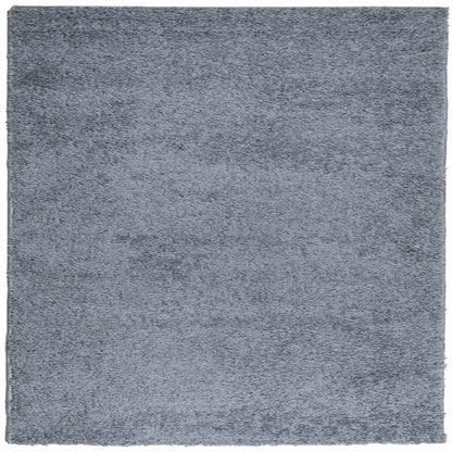 Tappeto Shaggy PAMPLONA a Pelo Lungo Moderno Blu 120x120 cm - homemem39