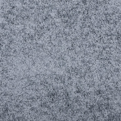 Tappeto Shaggy PAMPLONA a Pelo Lungo Moderno Blu 120x120 cm - homemem39