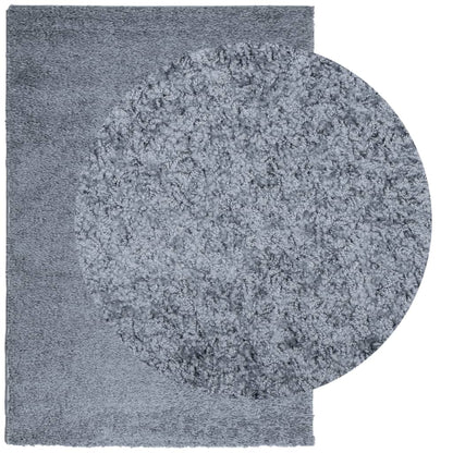 Tappeto Shaggy PAMPLONA a Pelo Lungo Moderno Blu 120x170 cm - homemem39