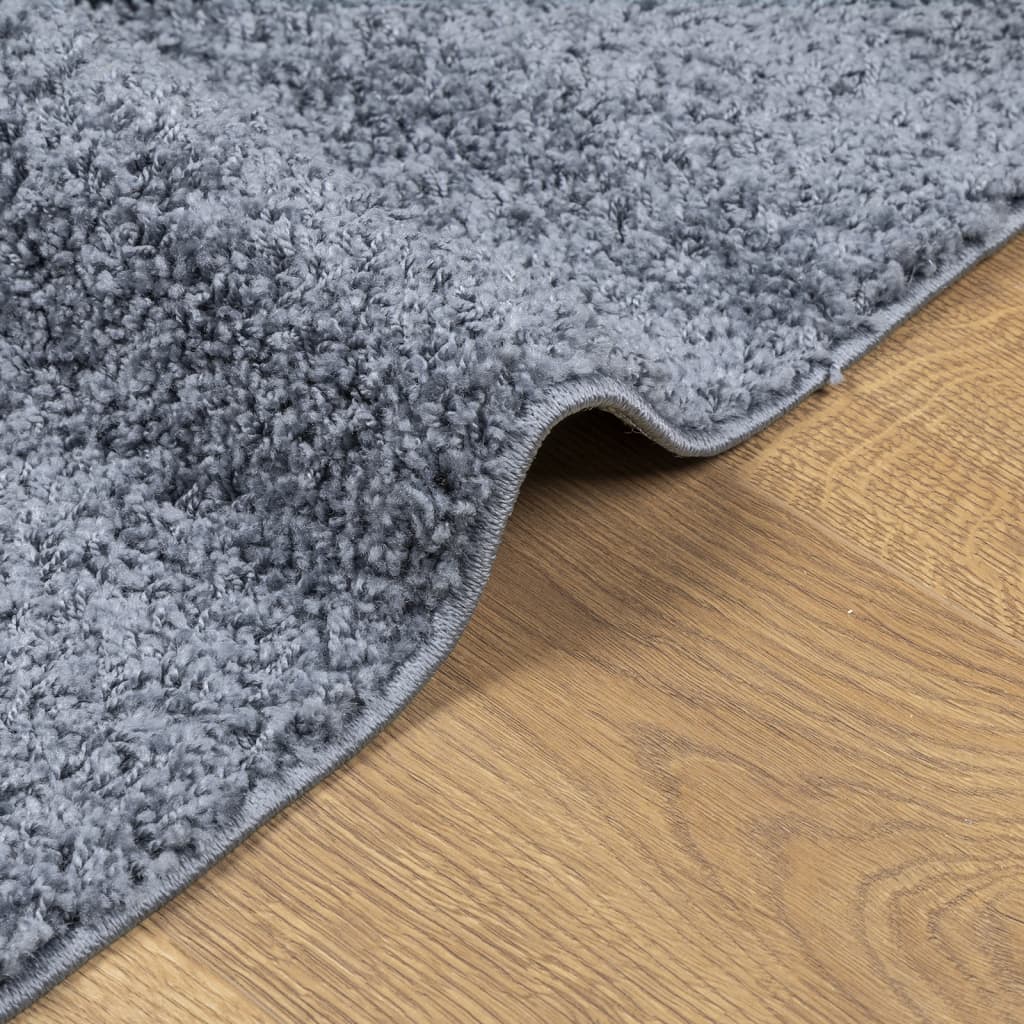 Tappeto Shaggy PAMPLONA a Pelo Lungo Moderno Blu 140x200 cm | homemem39