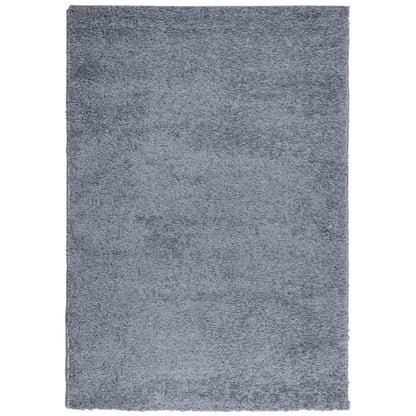 Tappeto Shaggy PAMPLONA a Pelo Lungo Moderno Blu 160x230 cm - homemem39