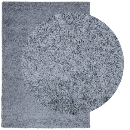 Tappeto Shaggy PAMPLONA a Pelo Lungo Moderno Blu 160x230 cm - homemem39