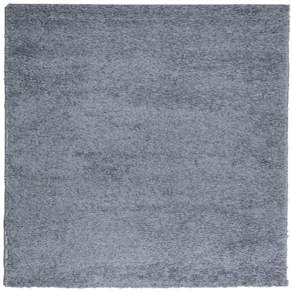 Tappeto Shaggy PAMPLONA a Pelo Lungo Moderno Blu 200x200 cm - homemem39