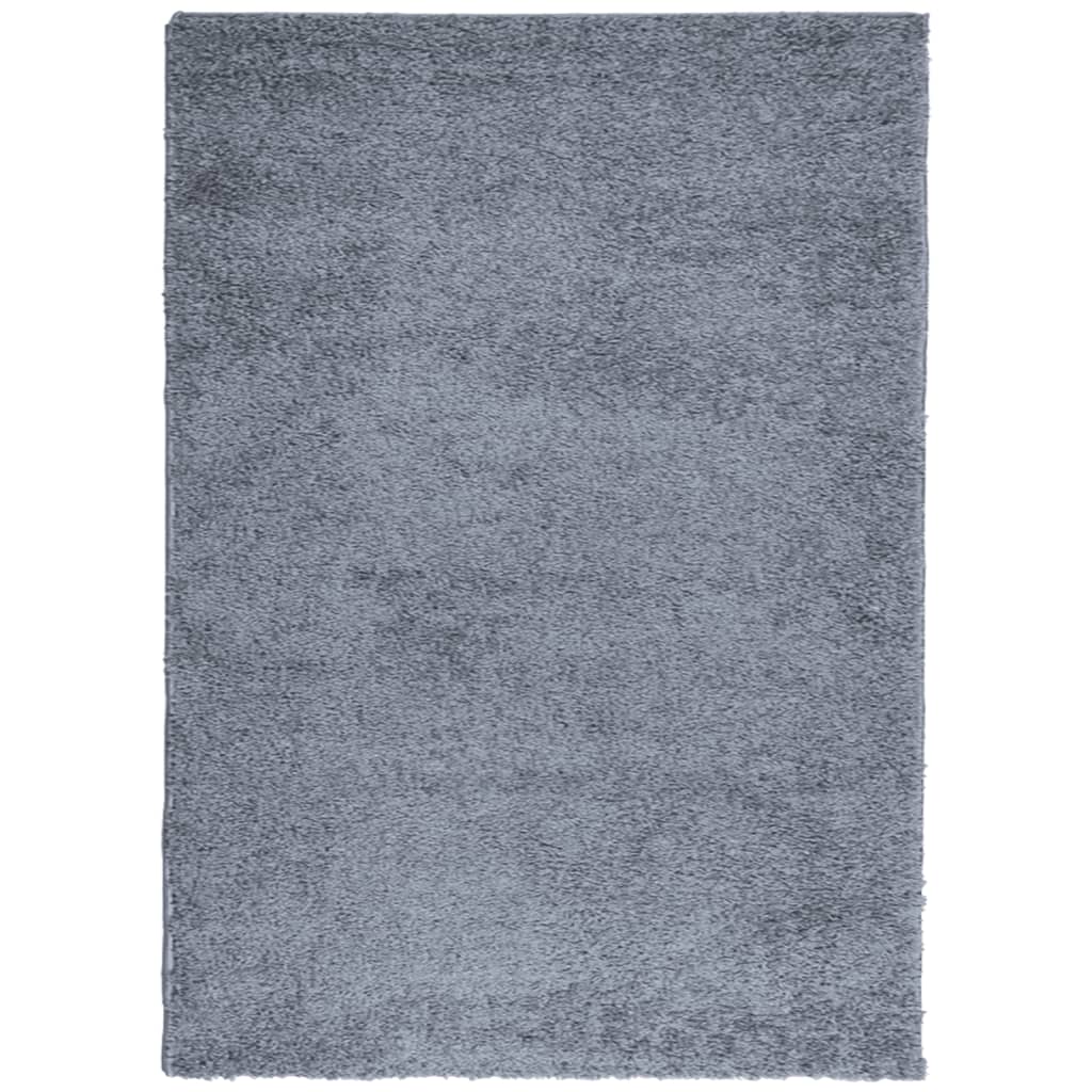 Tappeto Shaggy PAMPLONA a Pelo Lungo Moderno Blu 200x280 cm - homemem39