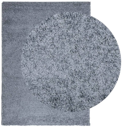Tappeto Shaggy PAMPLONA a Pelo Lungo Moderno Blu 200x280 cm - homemem39