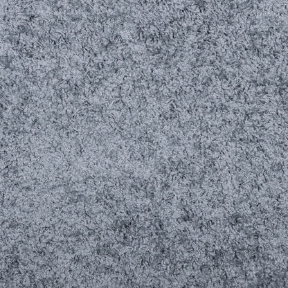 Tappeto Shaggy PAMPLONA a Pelo Lungo Moderno Blu Ø 100 cm - homemem39