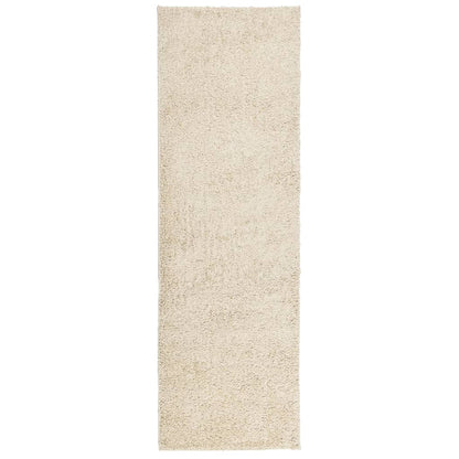 Tappeto Shaggy PAMPLONA a Pelo Lungo Moderno Oro 80x250 cm