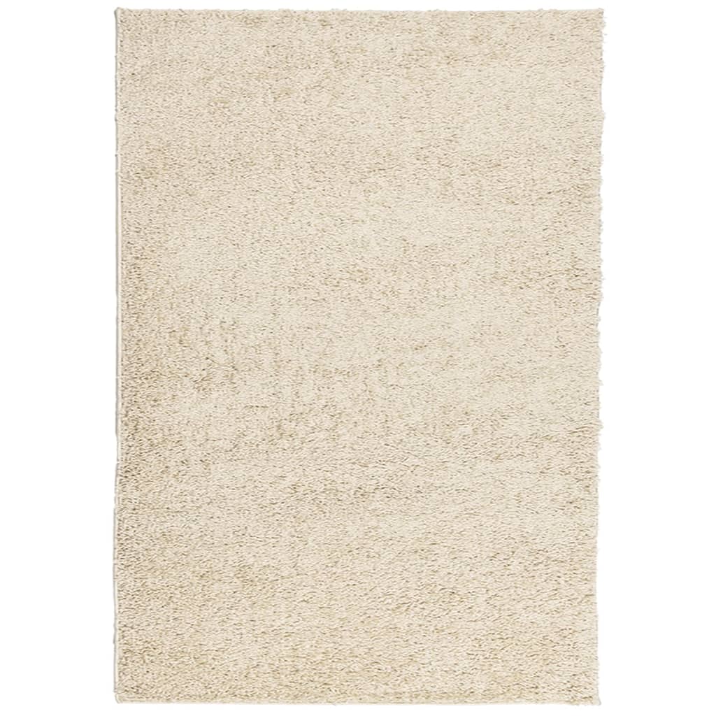 Tappeto Shaggy PAMPLONA a Pelo Lungo Moderno Oro 120x170 cm