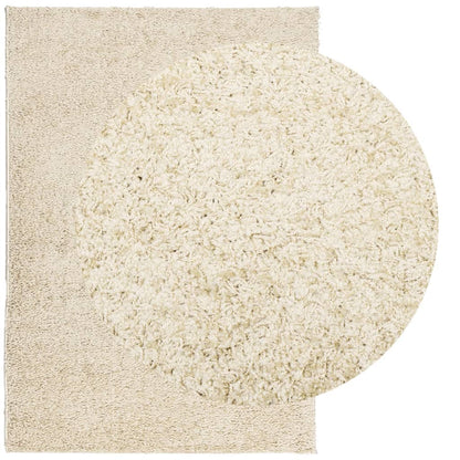 Tappeto Shaggy PAMPLONA a Pelo Lungo Moderno Oro 140x200 cm - homemem39