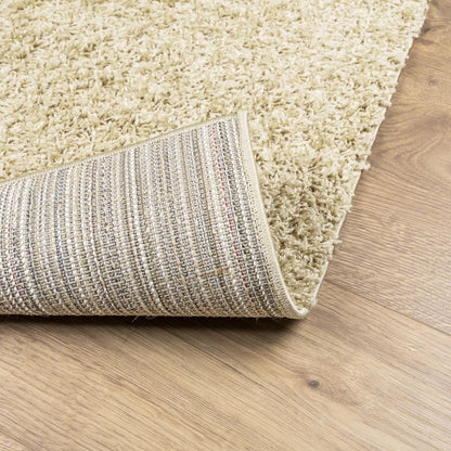 Tappeto Shaggy PAMPLONA a Pelo Lungo Moderno Oro 140x200 cm - homemem39