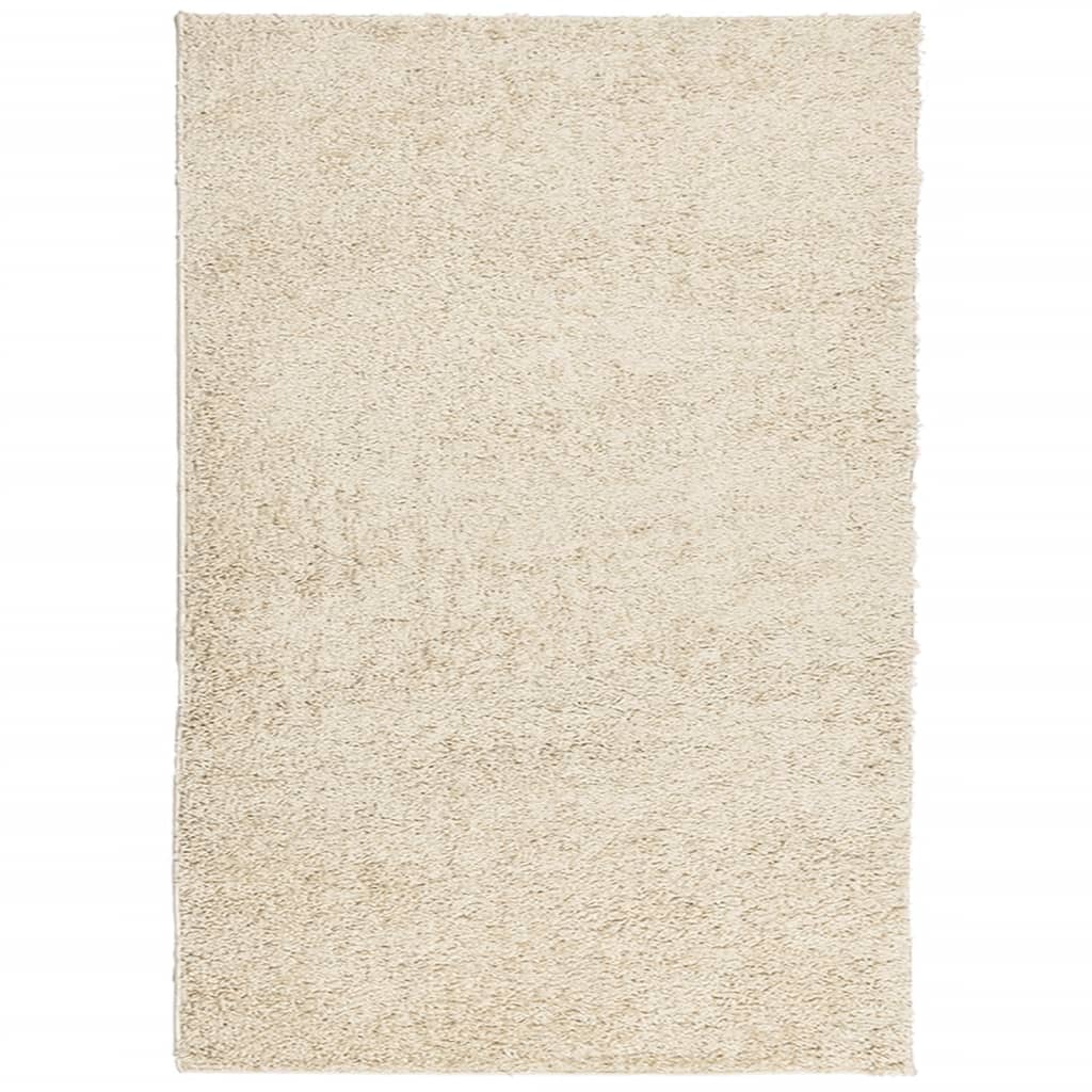 Tappeto Shaggy PAMPLONA a Pelo Lungo Moderno Oro 240x340 cm