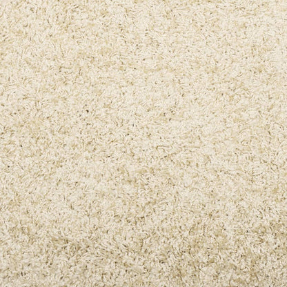 Tappeto Shaggy PAMPLONA a Pelo Lungo Moderno Oro Ø 100 cm - homemem39