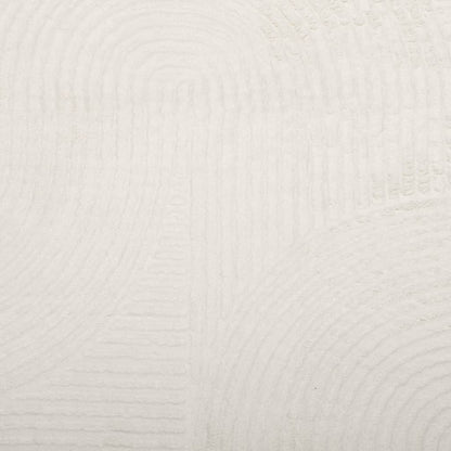 Tappeto IZA a Pelo Corto Aspetto Scandinavo Crema 100x200 cm - homemem39