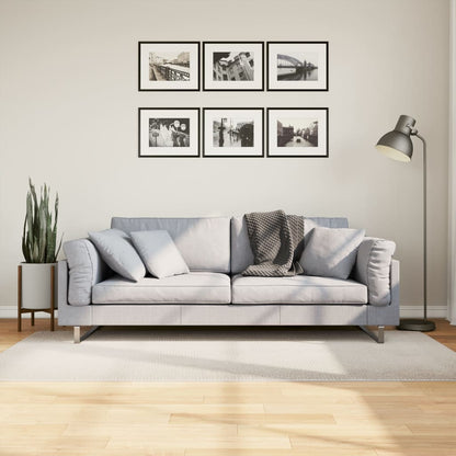 Tappeto IZA a Pelo Corto Aspetto Scandinavo Crema 100x200 cm - homemem39