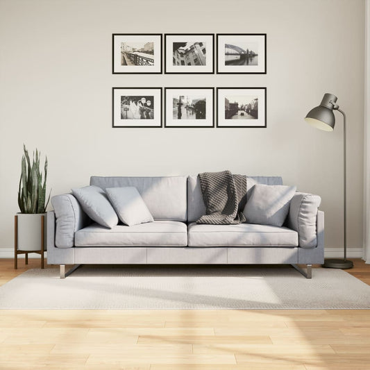 Tappeto IZA a Pelo Corto Aspetto Scandinavo Crema 100x200 cm - homemem39