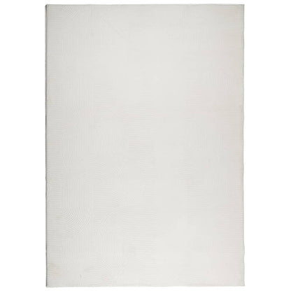 Tappeto IZA a Pelo Corto Aspetto Scandinavo Crema 120x170 cm - homemem39