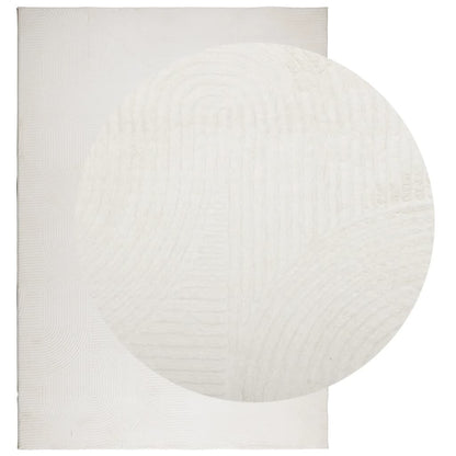 Tappeto IZA a Pelo Corto Aspetto Scandinavo Crema 120x170 cm - homemem39