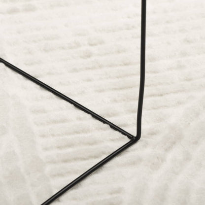 Tappeto IZA a Pelo Corto Aspetto Scandinavo Crema 160x230 cm - homemem39