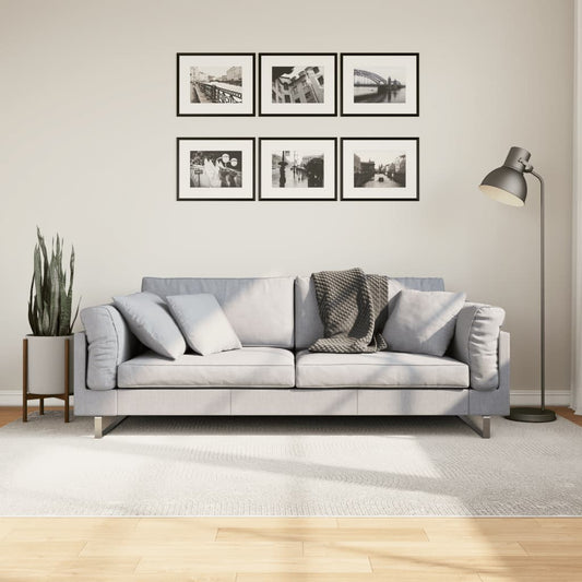 Tappeto IZA a Pelo Corto Aspetto Scandinavo Crema 160x230 cm - homemem39