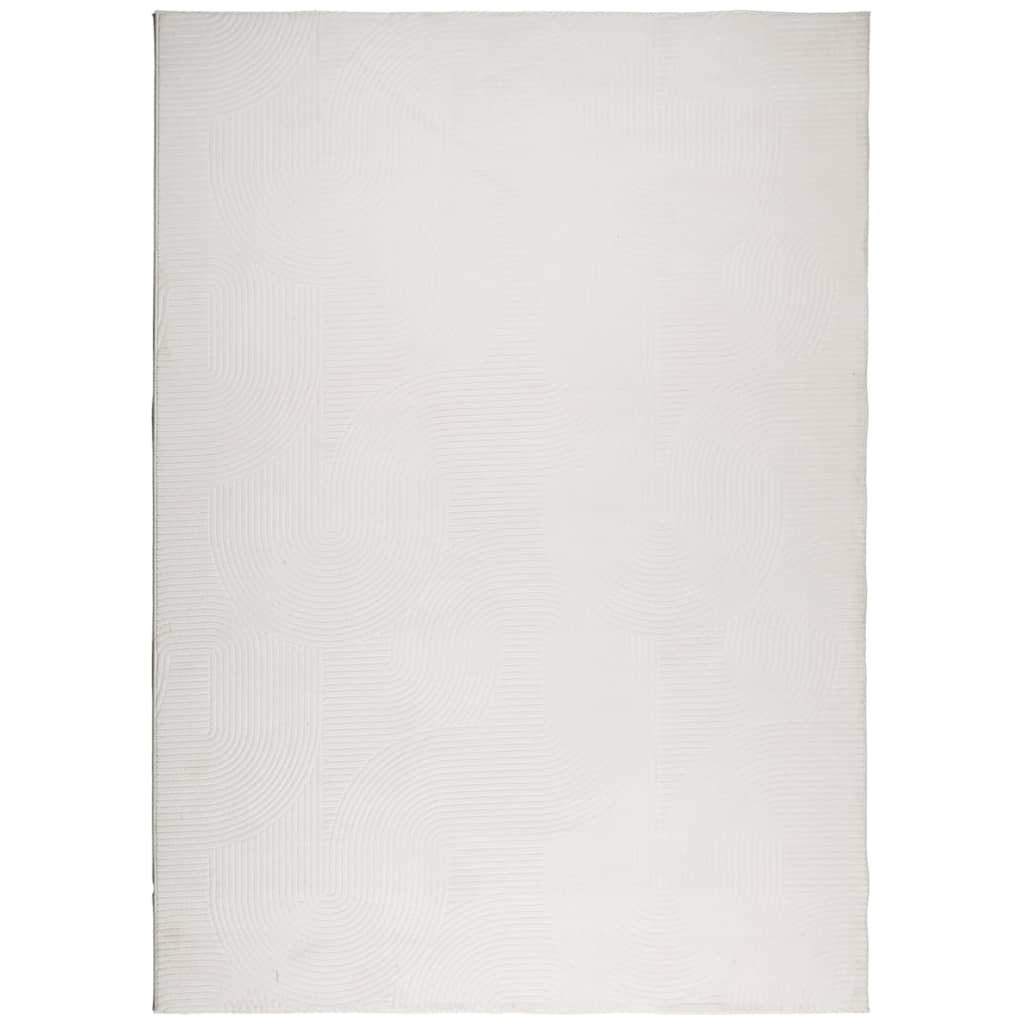 Tappeto IZA a Pelo Corto Aspetto Scandinavo Crema 240x340 cm
