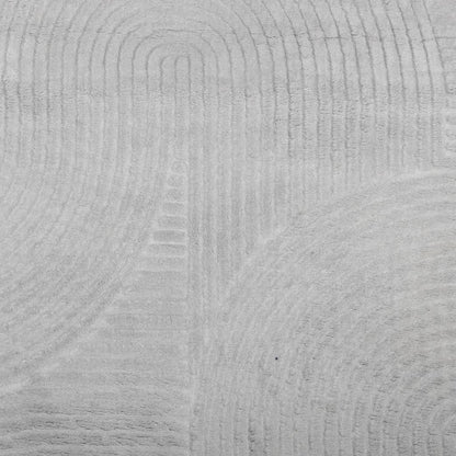 Tappeto IZA a Pelo Corto con Aspetto Scandinavo Grigio Ø 100 cm - homemem39