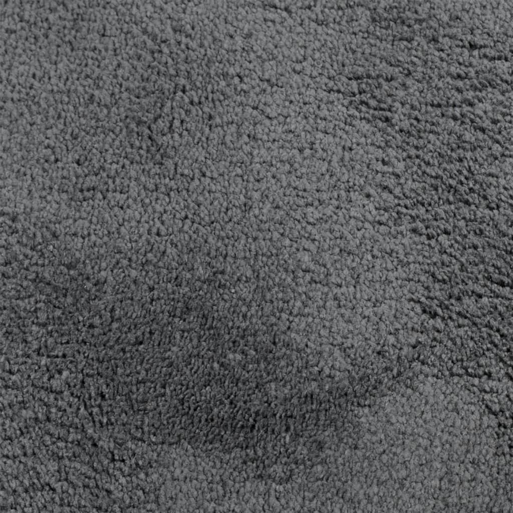 Tappeto OVIEDO a Pelo Corto Antracite 80x150 cm - homemem39