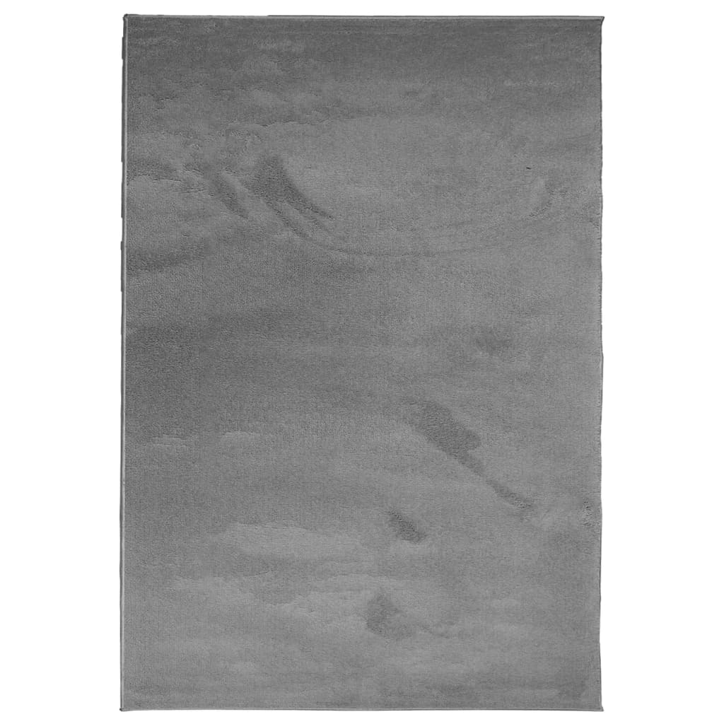 Tappeto OVIEDO a Pelo Corto Antracite 160x230 cm - homemem39