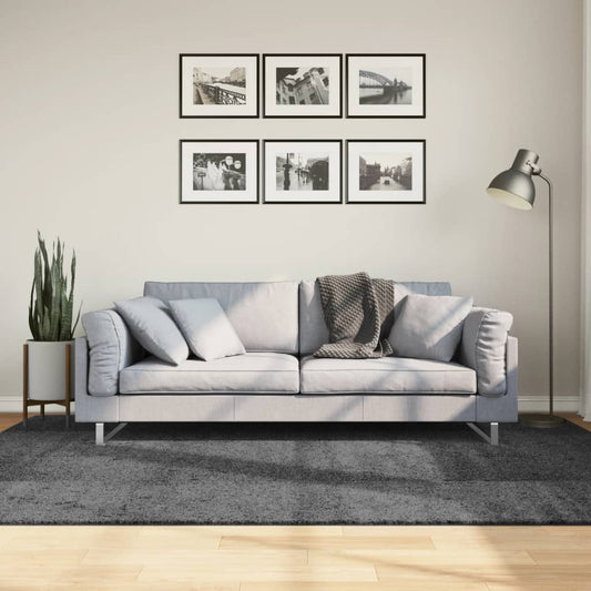 Tappeto OVIEDO a Pelo Corto Antracite 160x230 cm - homemem39